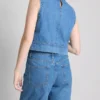 Bermudashorts i bomullsdenim