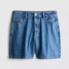 Bermudashorts i bomullsdenim