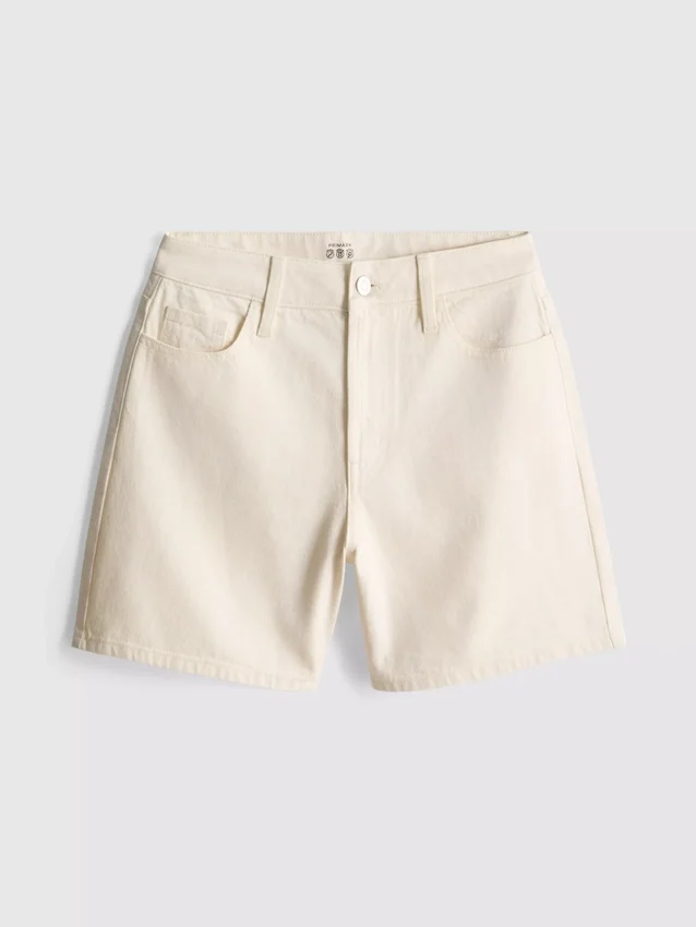 Bermudashorts i bomullsdenim