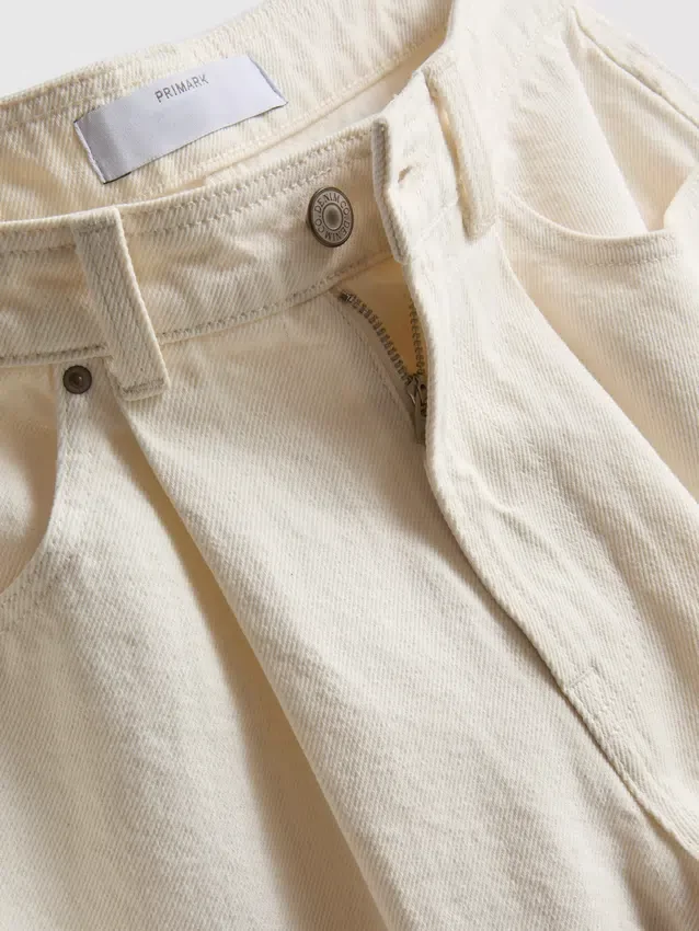 Bermudashorts i bomullsdenim