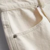 Bermudashorts i bomullsdenim