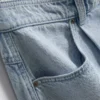 Bermudashorts i bomullsdenim