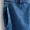 Bermudashorts i bomullsdenim