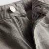 Bermudashorts i denim med ubehandlet kant
