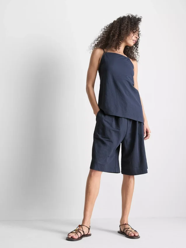 Bermudashorts med avslappet struktur