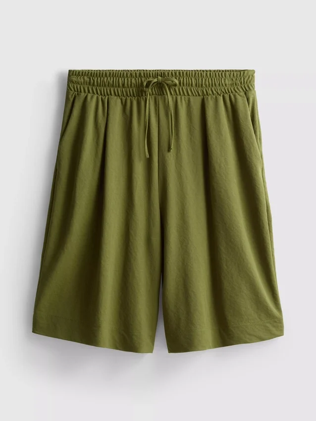 Bermudashorts med avslappet struktur