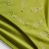 Bikinibukse med broderi og snøring i siden