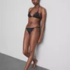 Bikinitopp med trekantformet strass