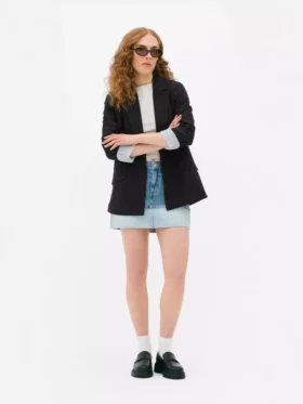 Blazer med avslappet passform