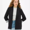 Blazer med avslappet passform