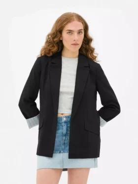 Blazer med avslappet passform
