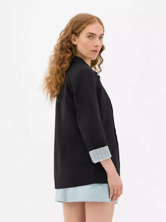 Blazer med avslappet passform
