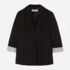 Blazer med avslappet passform