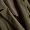Blazer med strukturert, utskåret revers