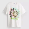 Blink 182 bomulls-T-skjorte med avslappet logo