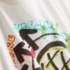 Blink 182 bomulls-T-skjorte med avslappet logo