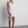 Blomstret bomulls-dobby-chemise
