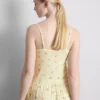 Blomstret ribbet pysjamaser-cami-top