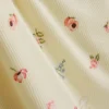 Blomstret ribbet pysjamaser-cami-top