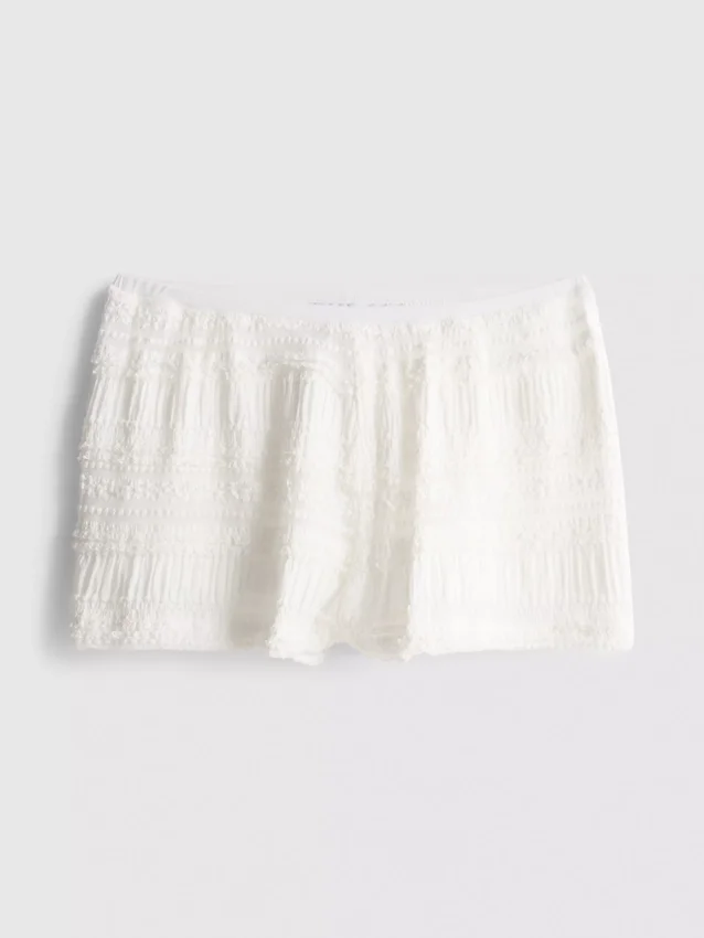 Bloomer-shorts med volanger