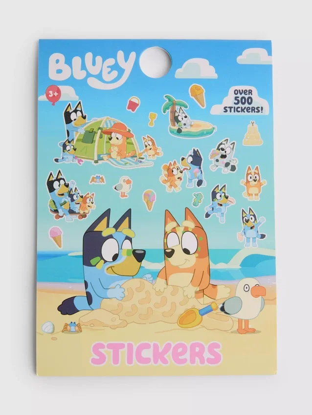 Bluey-klistremerkebok