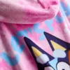 Bluey poncho med hette i frotté