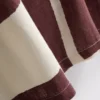 Bluse med korte ermer og trykk