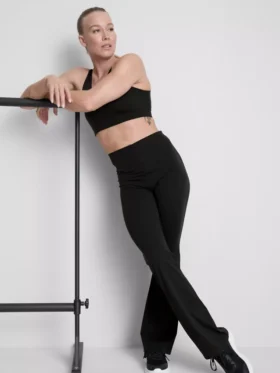 Bodysculpt performance leggings med høy midje og utvidet ben