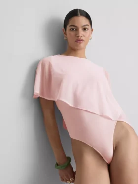 Bodysuit med kappeoverdel