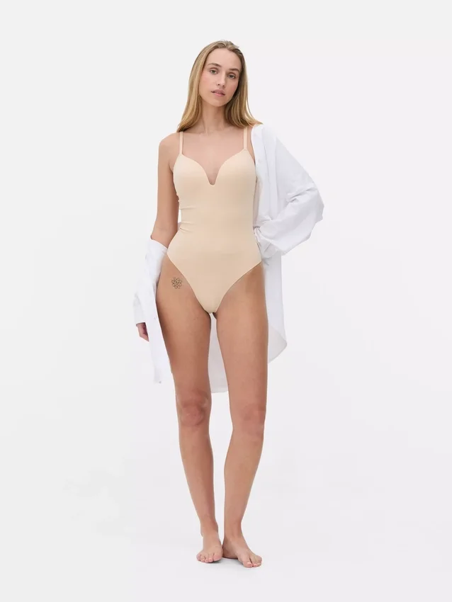 Bodysuit med skålformet string