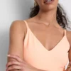 Bodysuit med V-hals og stropper