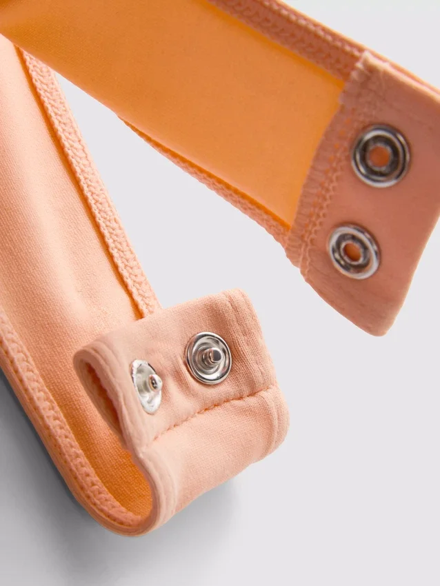Bodysuit med V-hals og stropper