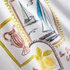 Boksformet grafisk T-skjorte i bomull