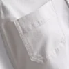 Bomullsdenim-shorts med lommer foran