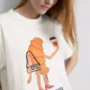 Bouffants and Broken Hearts bomulls-croissant-T-skjorte