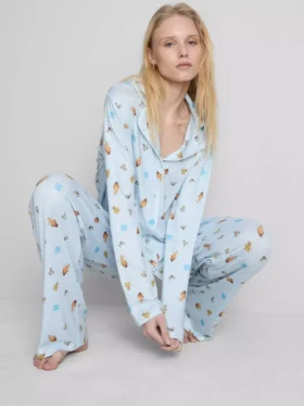 Boyfriend-pysjamaser med «Ice Age»-motiv