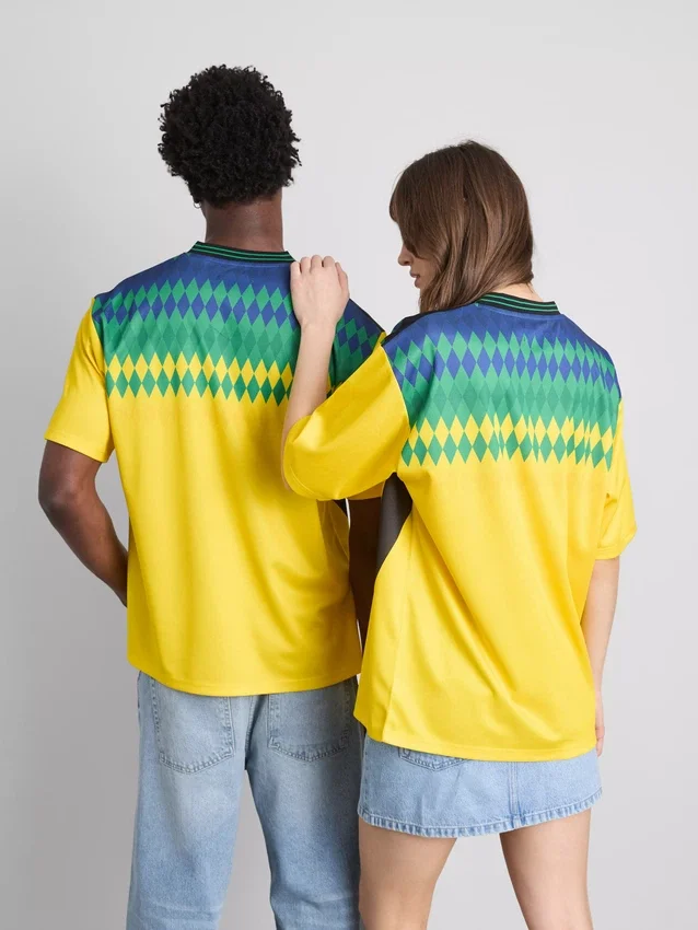 Brasil-T-skjorte med korte ermer