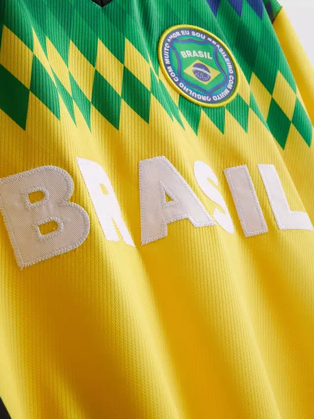 Brasil-T-skjorte med korte ermer