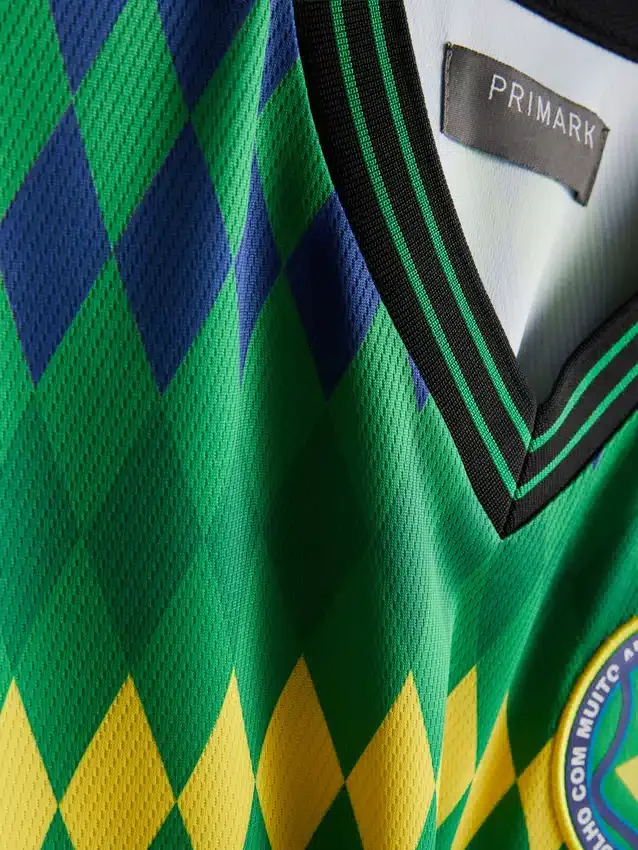 Brasil-T-skjorte med korte ermer
