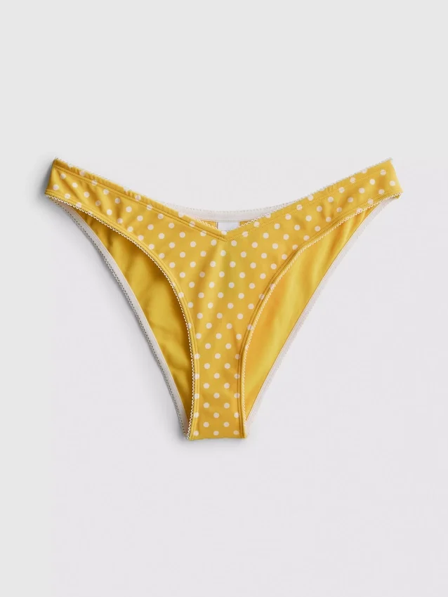 Brasilianske bikinibukser med prikkemønster