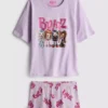 Bratz pysjamaser i bomull med grafisk trykk