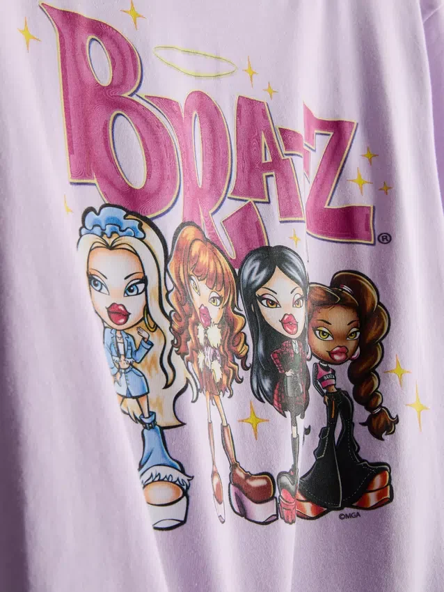 Bratz pysjamaser i bomull med grafisk trykk