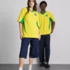 Brazil kortærmet mesh-T-skjorte