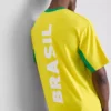 Brazil kortærmet mesh-T-skjorte