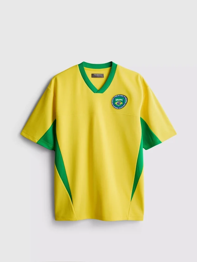 Brazil kortærmet mesh-T-skjorte