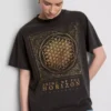 «Bring me the horizon»-T-skjorte med grafisk trykk