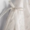 Broderte blomstermønstrede tank-top med bånd