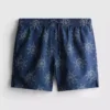 Broderte shorts med solmotiv