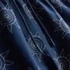 Broderte shorts med solmotiv