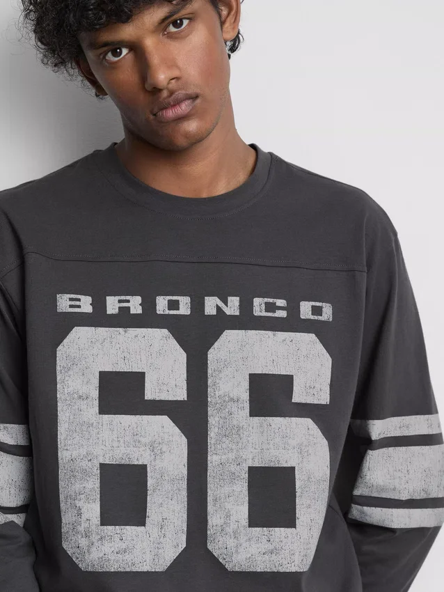 Bronco langermet T-skjorte